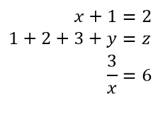 equation array