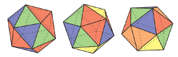 icosahedron colorings